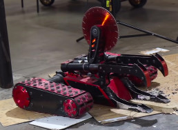 YouTuber Uses BattleBot 'Red Devil' To Destroy an Office