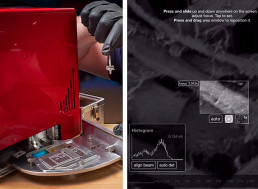 See the World's Smallest Scanning Electron Microscope in Action