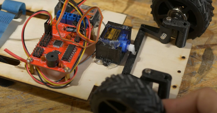 RC cybertruck front