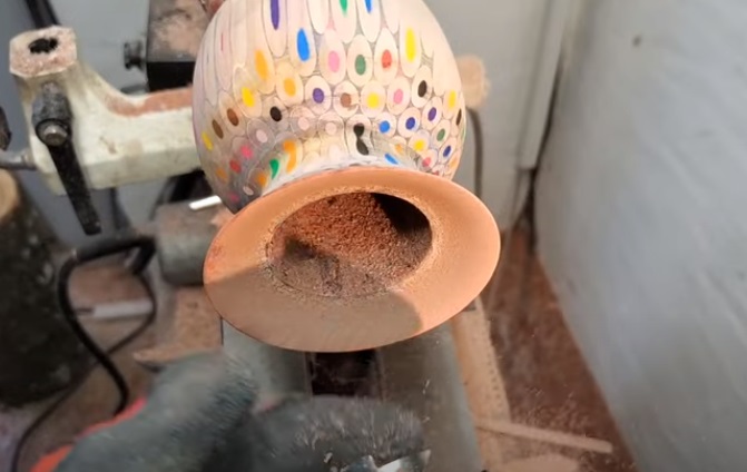 diy pencil vase core center