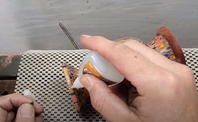diy pencil vase spot repairs