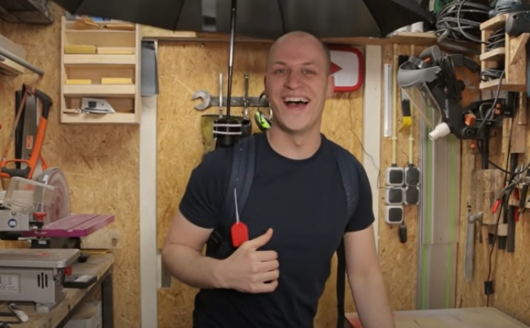 diy umbrella backpack complete