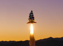 Engineers Attached a Rocket Engine To a Christmas Tree and Launched It
