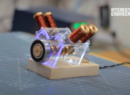 How to Build Your Own Solenoid-Powered V4 Engine