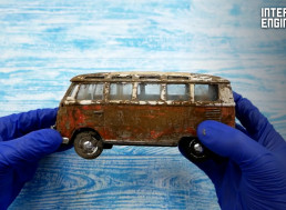 Watch an old Volkswagen campervan toy get a new lease in life