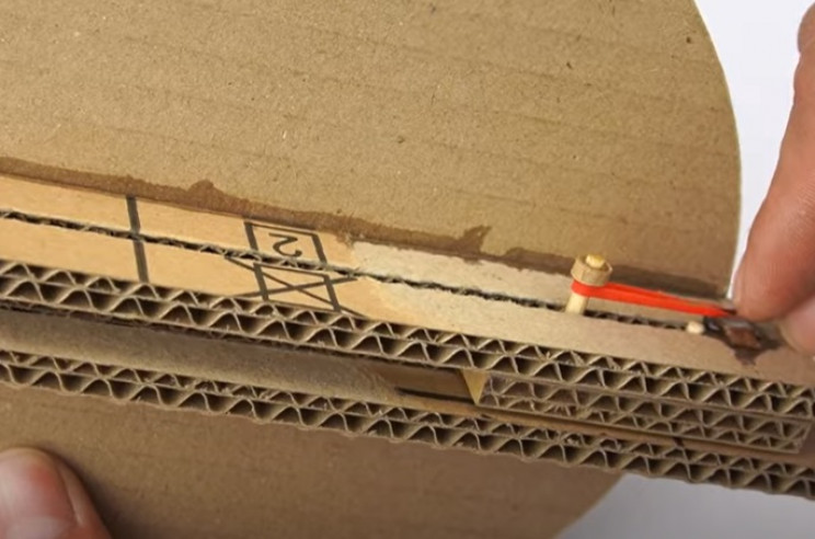 diy cardboard tommy gun magazine layer 2