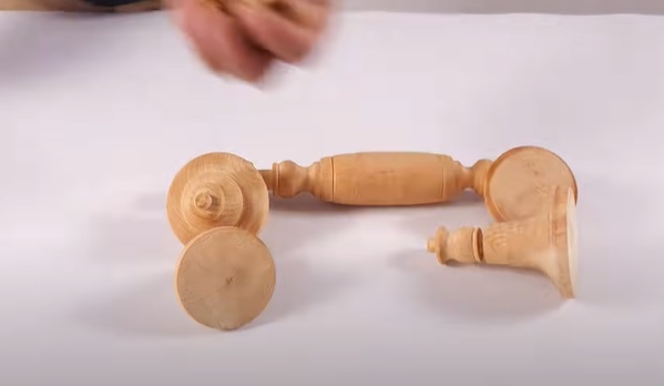 wood phone receiver parts
