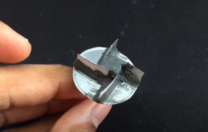 diy water pump impeller filled