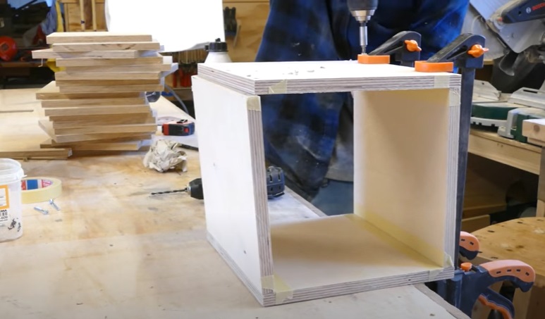 diy transforming bookshelf cells