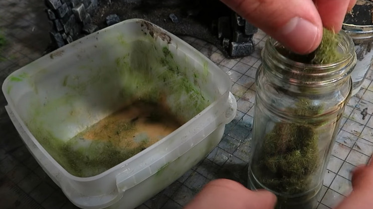 diy terrain flock