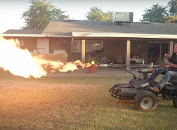 Engineer Designs World's Coolest Flame-Throwing Wheelchair