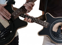 Man Builds Drum Machine Inspired Turntable Electric Guitar