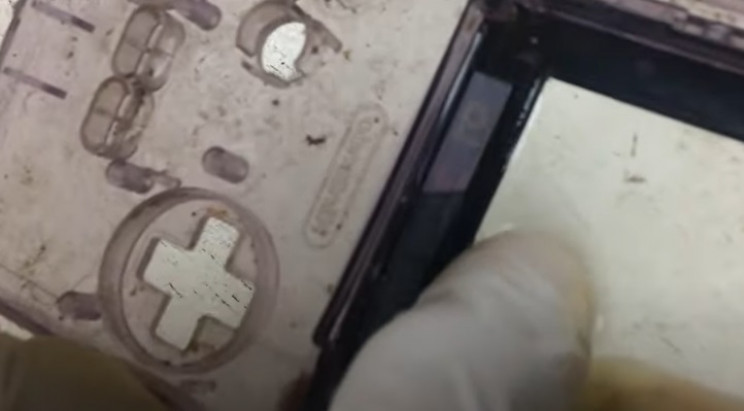 diy gameboy clean acetone