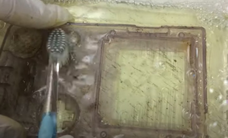 gameboy color restore clean casings