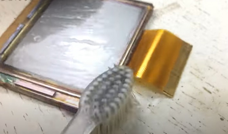 gameboy restoration clean screen