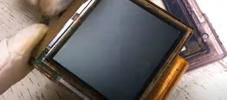 diy gameboy restore remove monitor