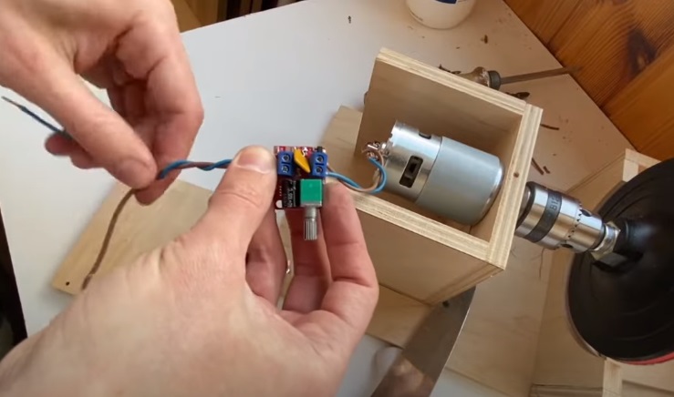 diy disc sander controller power supply