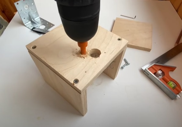 diy wooden disc sander motor mount