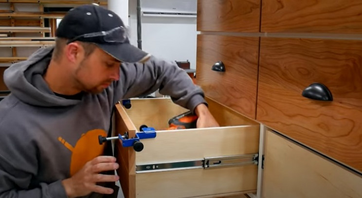 diy dresser draw fronts