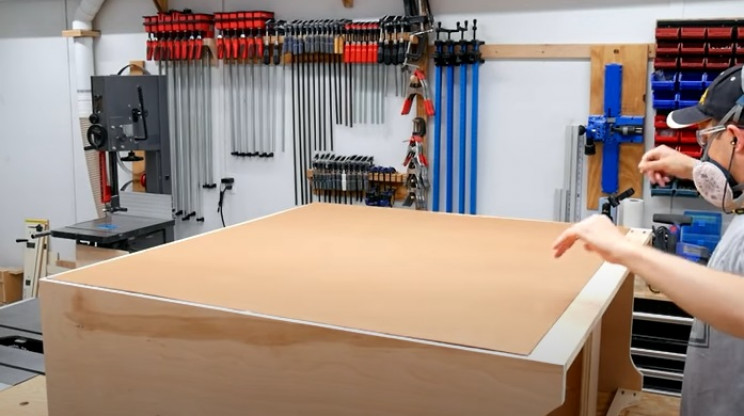 diy dresser backboard