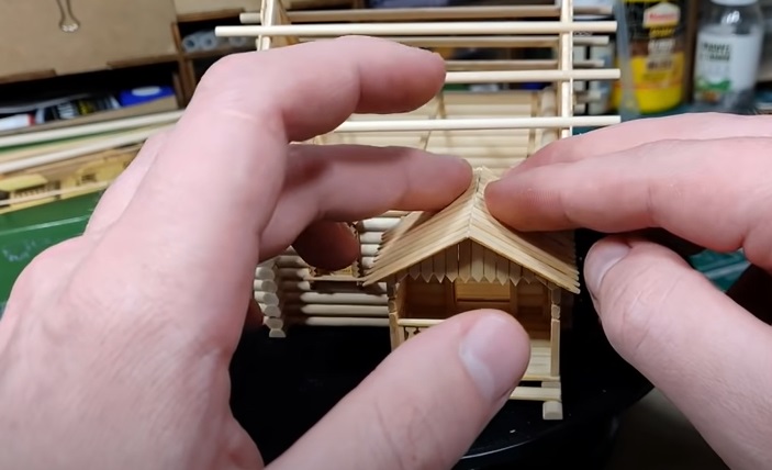 diy wooden house porch roof