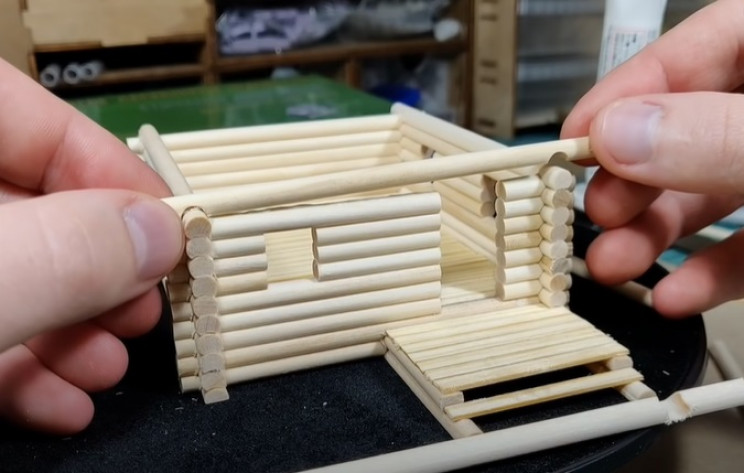 diy wooden house walls
