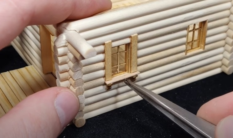 diy wooden house window sills