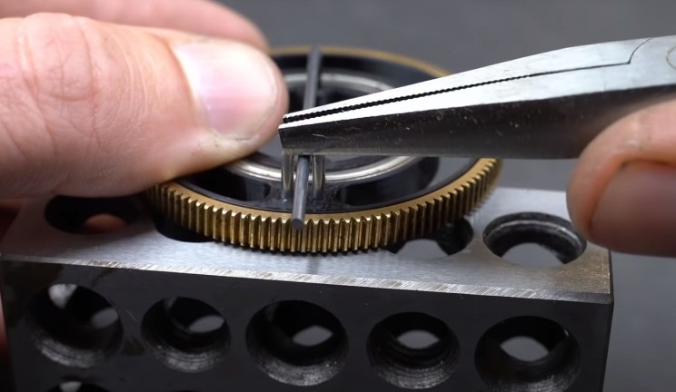 marble track machine arm fastner