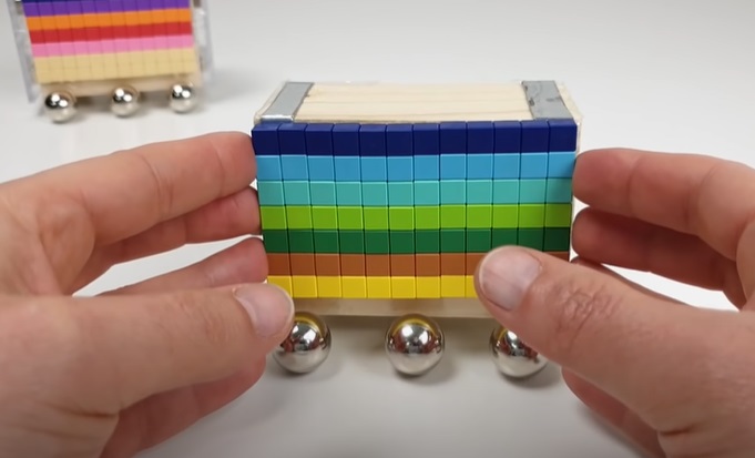 magnetic train carriage walls