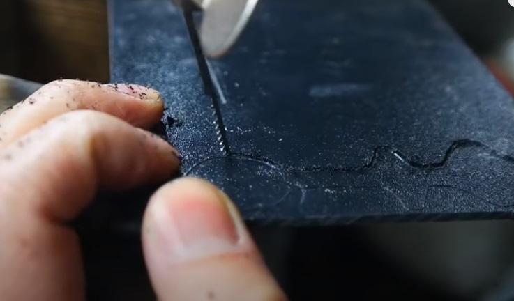 diy razor handle kydex sheet
