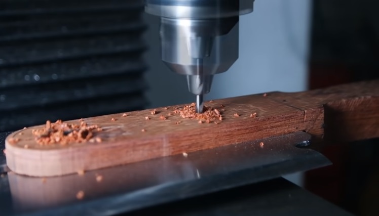 diy razor handle drill holes
