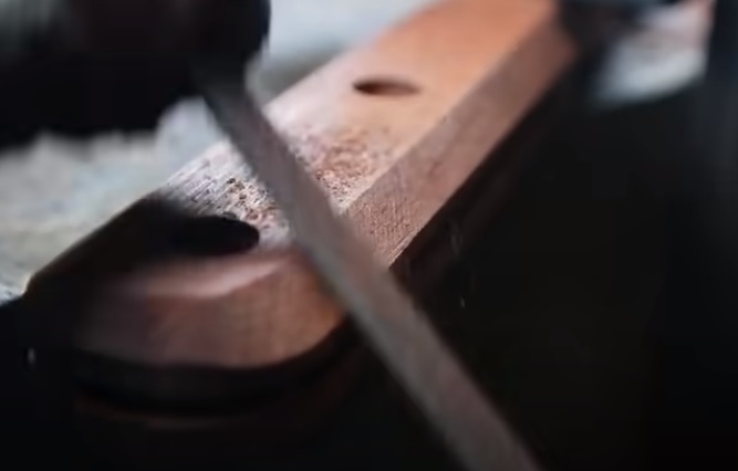 diy giant razor handle round edges