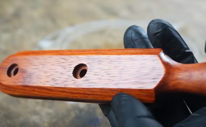 diy razorblade holder varnish all