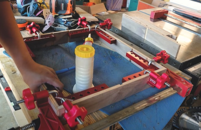 diy drawer organizer clamp