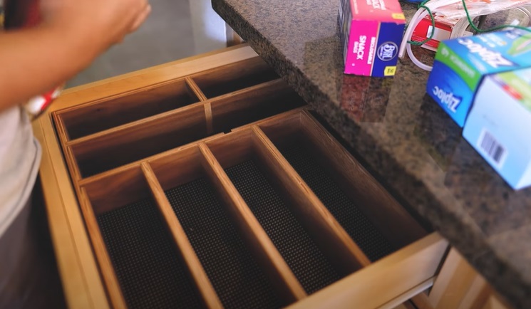 diy drawer organizer complete