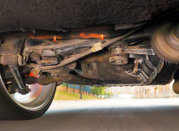Guy Street Drifts with GoPro under Car and in the Rear Tire