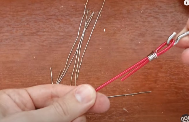 diy floating table cable hooks