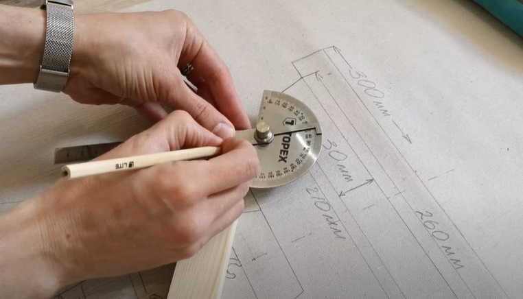 diy floating table mark wood