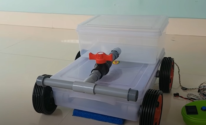 remote floor cleaner complete