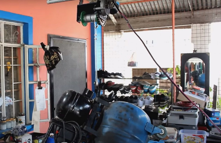 wiper winch in action