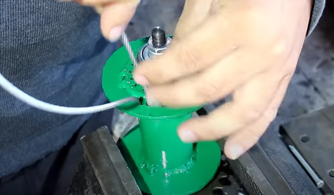 wiper winch wire