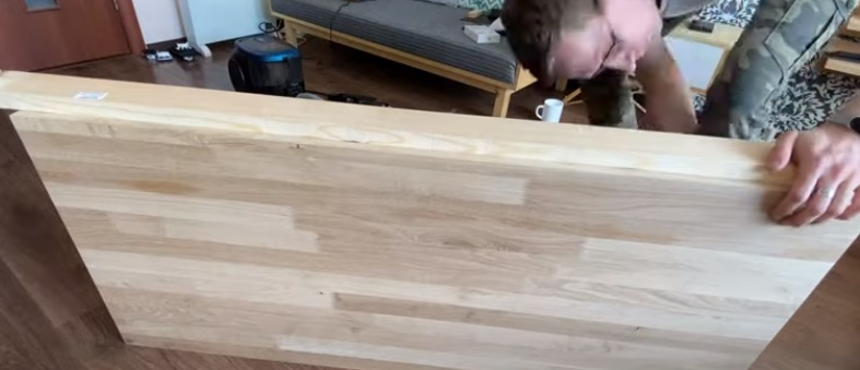 diy floating desk desk fascade