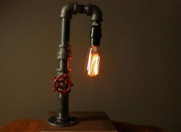 Create the Coolest Industrial Table Lamp on Your Own