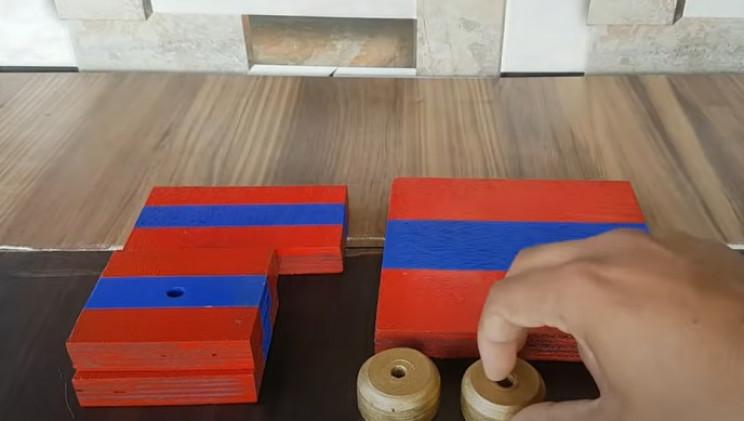 diy wire stripper wooden pieces