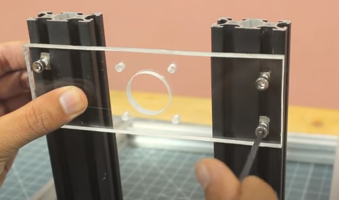 diy rodin winder secure perspex