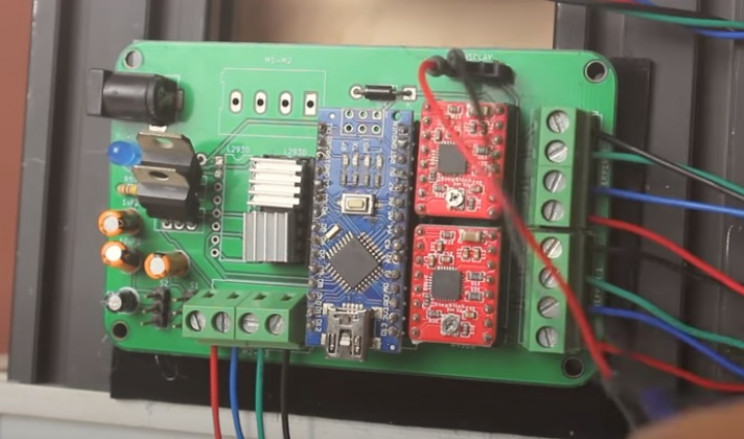 diy rodin winder pcb mounted