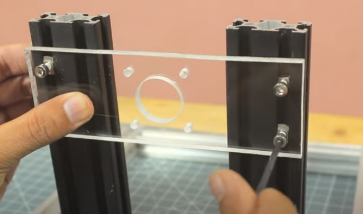 diy rodin winder secure perspex