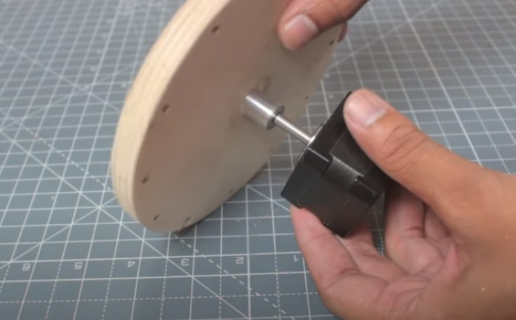 diy rodin winder wheel and stepper