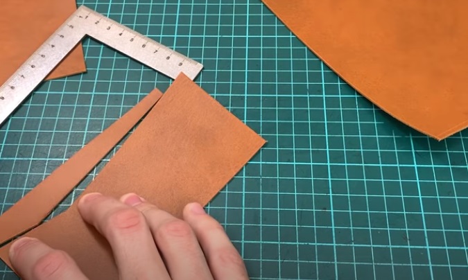 diy leather passport cut out bits