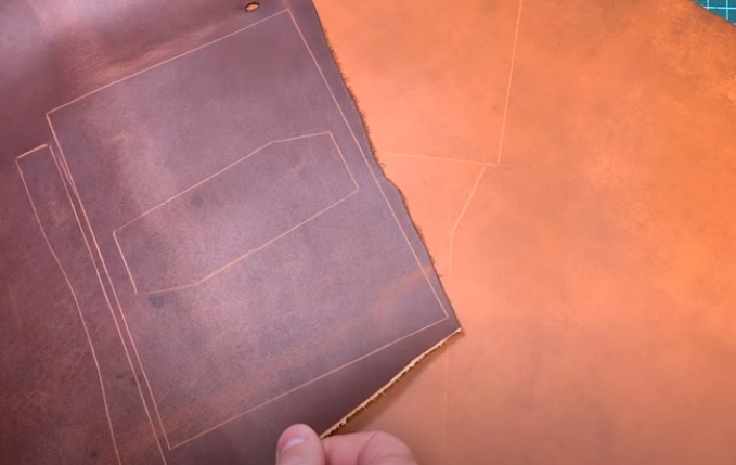 diy leather passport covers scored